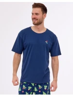 Pánské pyžamo model 20567929 Ho Ho kr/r S2XL - Cornette Pánské pyžamo model 20567929 Ho Ho kr/r S2XL - Cornette