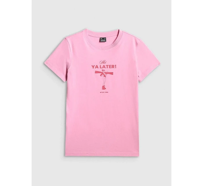 Dámské tričko s potiskem 4F model 22088588 - Hikvision Dámské tričko s potiskem 4F model 22088588 - Hikvision