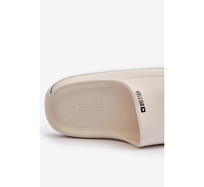 Lehké Dámské Žabky Big Star NN274A043 Bílé