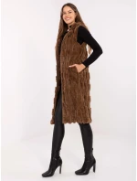 Kamizelka AT KZ ciemny bezowy model 21441256 - FPrice Kamizelka AT KZ ciemny bezowy model 21441256 - FPrice