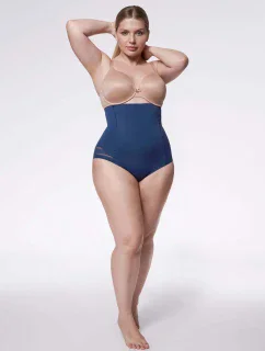Zeštíhlující kalhotky 141 námořnická modrá model 17582471 - Julimex