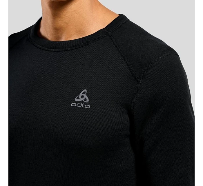Pánské tričko BL TOP model 22093662 neck l/s ACTIVE WARM ECO velikost M Black - ODLO