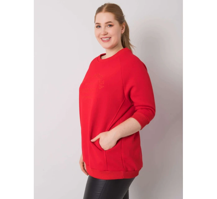 Mikina RV BL 6938.70P červená Mikina RV BL 6938.70P červená