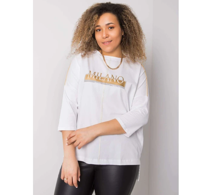 Bluzka RV BZ model 18725209 biały - FPrice Bluzka RV BZ model 18725209 biały - FPrice