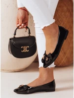 Dámské baleríny na podpatku TEDBOW černé FashionStreet ZY0766