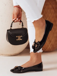 Dámské baleríny na podpatku TEDBOW černé FashionStreet ZY0766