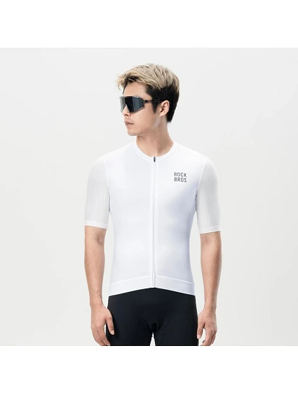 Cyklistický dres model 22114089 krátký rukáv velikost XXL bílý - Rockbros Cyklistický dres model 22114089 krátký rukáv velikost XXL bílý - Rockbros