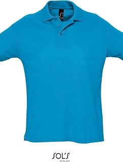 SOL'S Summer II Piqué polo 25.1342 aqua
