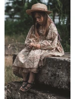 Dětské sandály na suchý zip s pruhy Černá Sammy