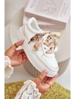 Dámské Tenisky Na Platformě S Dekorativním Šněrováním Bílé Mistra Dámské Tenisky Na Platformě S Dekorativním Šněrováním Bílé Mistra