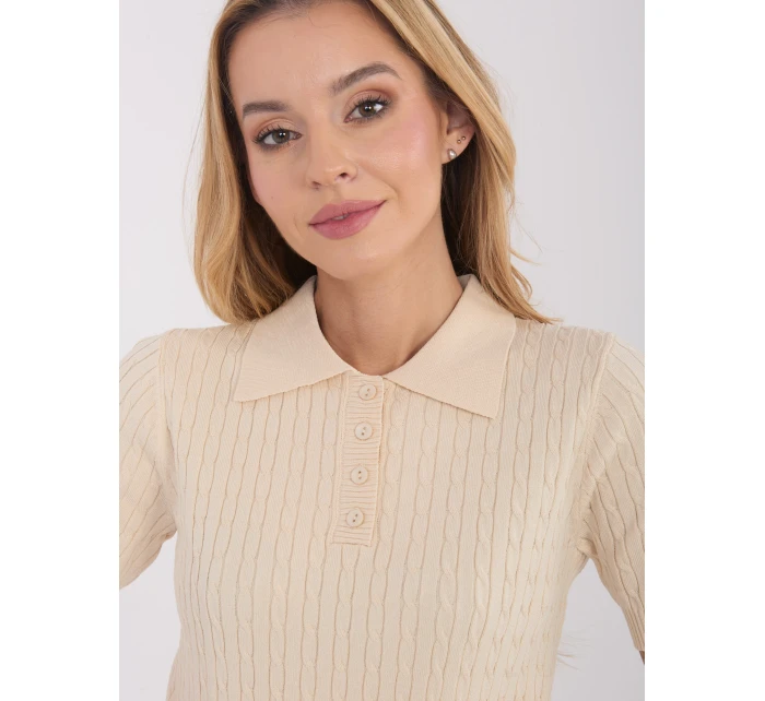 Sweter PM SW model 21821374 jasny beżowy - FPrice