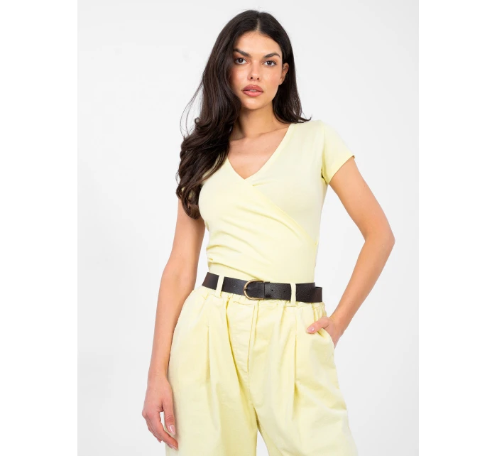 T shirt RV TS model 21958597 jasny żółty - FPrice