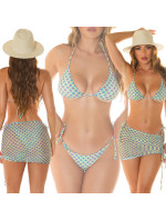 Sexy Koucla 3Piece Bikini Set with Cover-Up