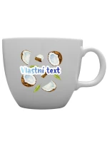 Personalizovaný MEGA XXL keramický hrnek 1000 ml k s ovocem a textem