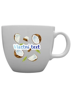 Personalizovaný MEGA XXL keramický hrnek 1000 ml k s ovocem a textem