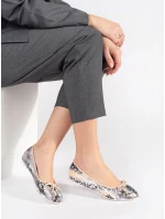 Trendy dámské baleríny se zvířecím motivem bez podpatku Trendy dámské baleríny se zvířecím motivem bez podpatku