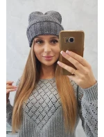 Dámská čepice Danuta K331 tmavě šedá Dámská čepice Danuta K331 tmavě šedá