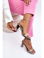 sandály na podpatku model 21609866 - S.Barski sandály na podpatku model 21609866 - S.Barski