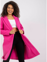 Dámský kabát CHA PL 0402.33P fluo růžový