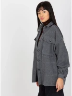 Košile DN KS 4005.99P tmavě šedá