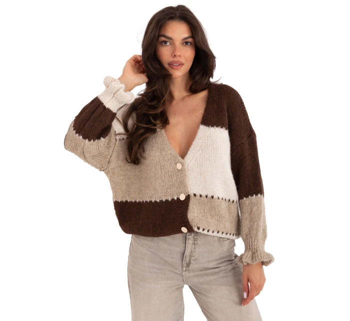 Jumper MI SW 0903.87 hnědý Jumper MI SW 0903.87 hnědý