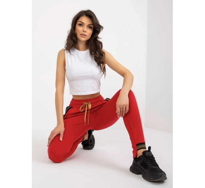 Tepláky RV DR 6173.71 červená