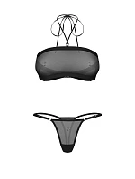 Dámský sexy set Orinelle 2-Pcs Set černý - Obsessive