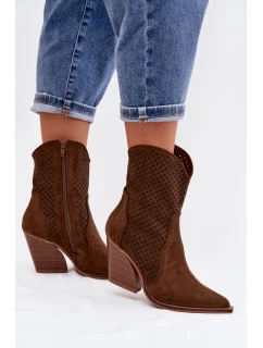 Boty na podpatku  model 224238 Step in style