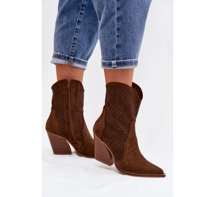 Boty na podpatku  model 224238 Step in style