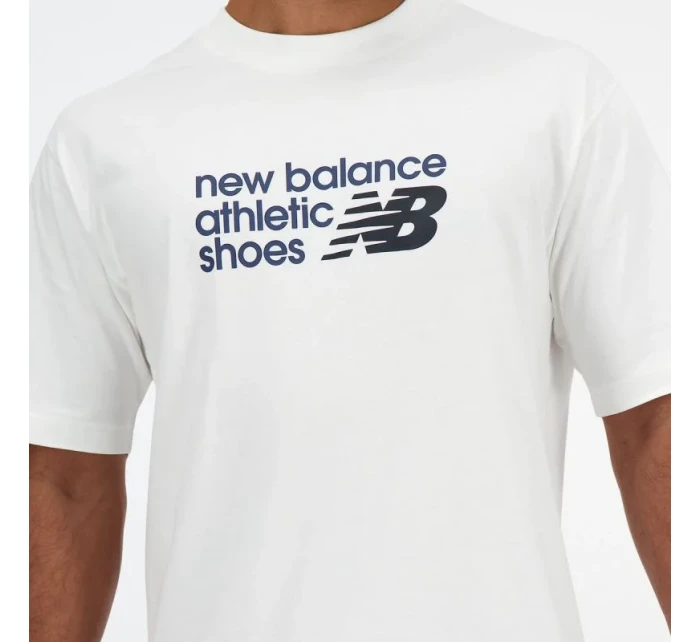 New Balance S/S Značka T-Sh M MT41524WT Tričko New Balance S/S Značka T-Sh M MT41524WT Tričko