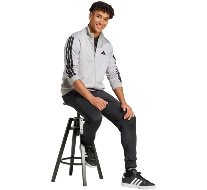 Tepláková souprava adidas Sportswear Basic se třemi pruhy a francouzským froté M JI8876 Tepláková souprava adidas Sportswear Basic se třemi pruhy a francouzským froté M JI8876