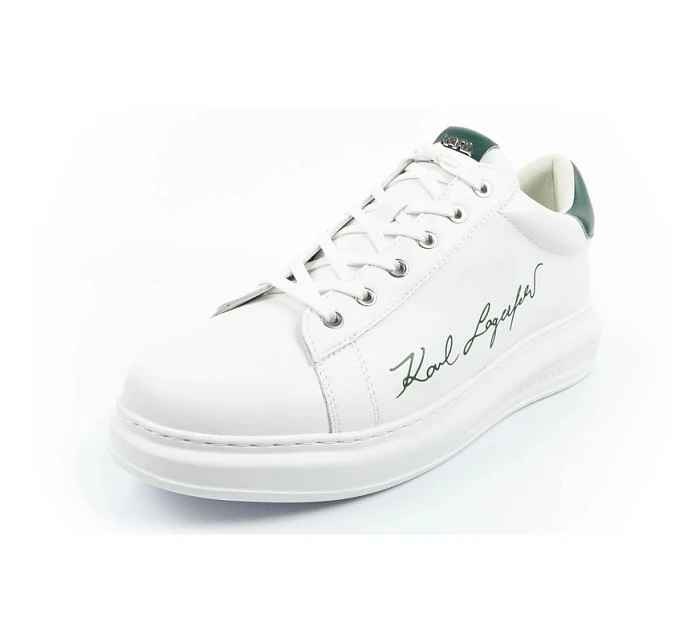 pánské tenisky model 22056007 z přírodní kůže bílé - Karl Lagerfeld