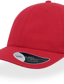 Atlantis Headwear Dad Hat 6 panelová baseballová kšiltovka "Dad Hat" 33.4030 red