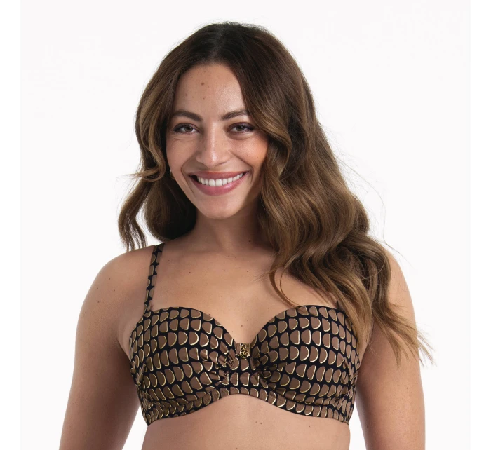 Style Cosima Top Bikini - horní díl 8724-1 black - RosaFaia