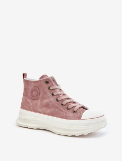 Zateplené Dámské Tenisky Na Platformě Big Star model 21676727 Růžové - Big Star Shoes