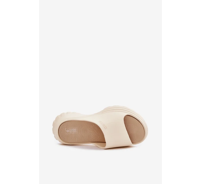 Dámské Pěnové Sandály Big Star model 21695296 Béžové - Big Star Shoes Dámské Pěnové Sandály Big Star model 21695296 Béžové - Big Star Shoes