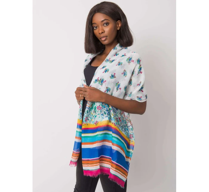 Šátek AT CH WJ 1X08426 bílý a modrý