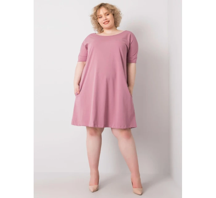 Šaty RV SK 6639.02X tmavě růžová