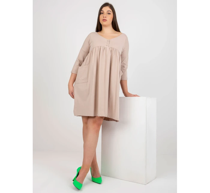 RV šaty SK 8529.37P béžová