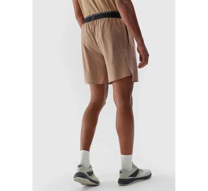 Pánské sportovní rychleschnoucí šortky 4F - béžové