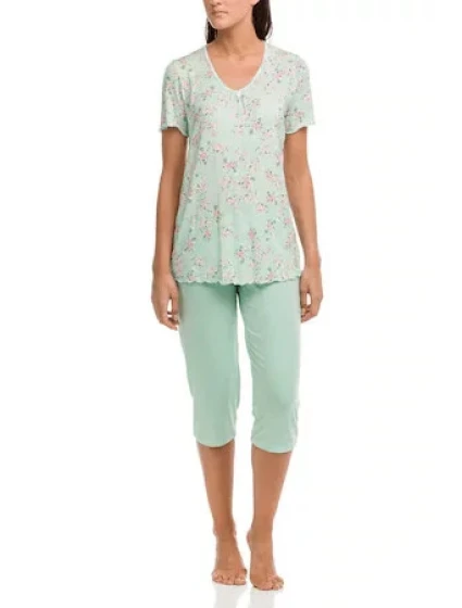 Dámské pyžamo model 14039445 zelená - Vamp