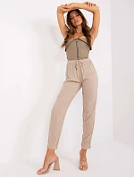 Dámské kalhoty D73760M61869O 001 Béžová - Sublevel