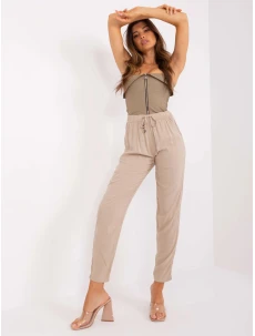 Dámské kalhoty D73760M61869O 001 Béžová - Sublevel