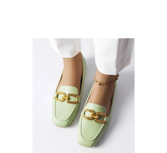 Dámské mokasiny K205 zelené - Solea
