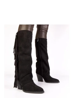 Kozačky na podpatku model 222054 Solea