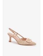 Sandály na podpatku  model 225205 Step in style