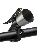 Hliníkový zvonek na kolo Rockbros stříbrný/černý pro děti