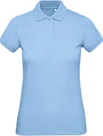 B&C Inspire Polo /women_° Dámské piqué polo z bio bavlny 01.0440 sky blue