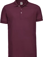 Russell Athletic 566M Pánské elastické piqué polo 10.566M burgundy