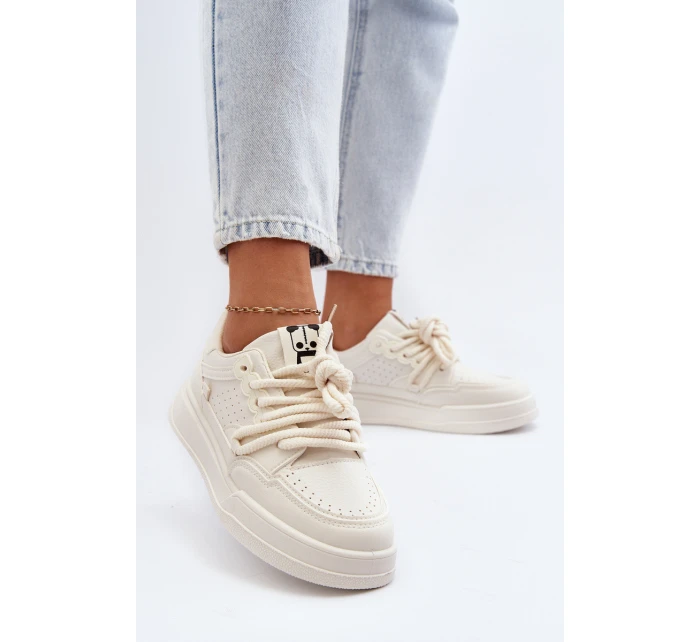 Dámské tenisky z ekokůže béžové Avanalis Dámské tenisky z ekokůže béžové Avanalis